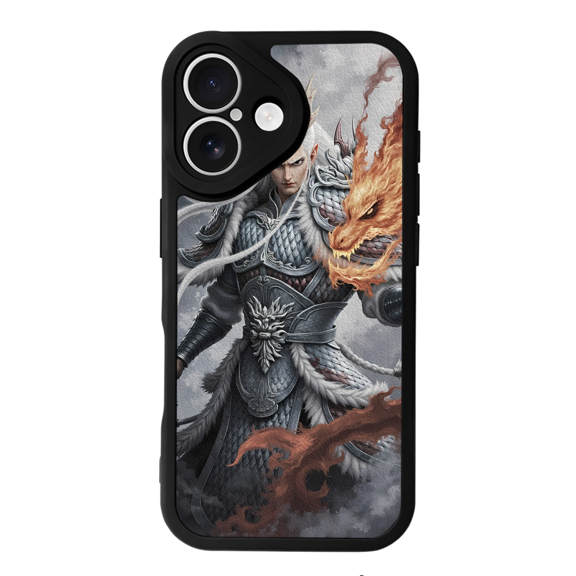 （画像用） Ne Zha 2 ナタ 魔童の大暴れ 【iPhone 16シリーズ対応】シリコンスマホケース（レザー調） 材質：シリコン